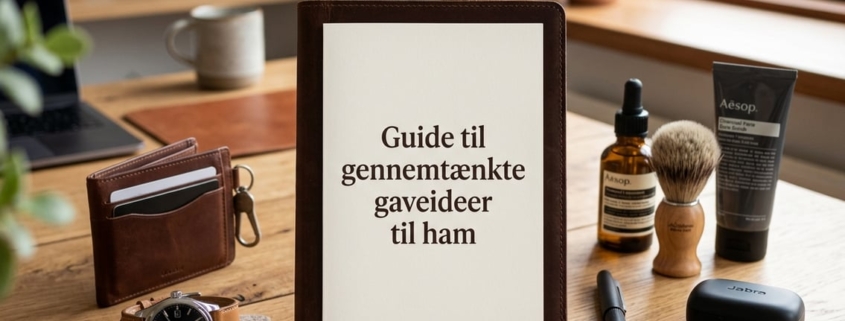 Guide til gennemtænkte gaveideer til ham